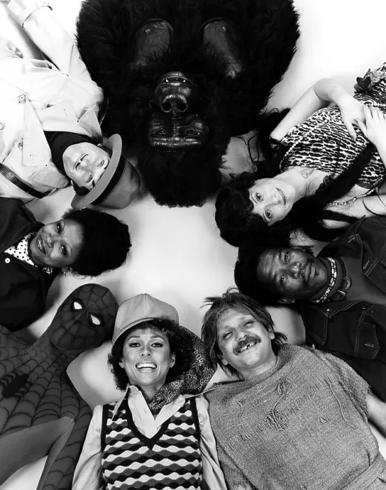 Framed Print : ELECTRIC COMPANY, Valerie the Librarian (Hattie Winston), Jennifer of the Jungle (Judy Graubart), Easy Reader (Morgan Freeman), Paul the Gorilla (Jim Boyd)