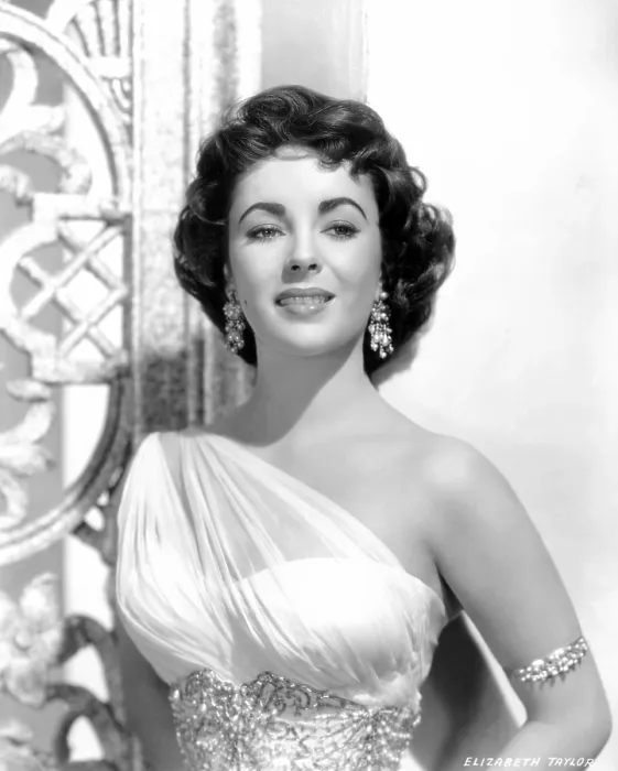 Framed Print : ELEPHANT WALK, Elizabeth Taylor, in a dress by Edith Head, 1954