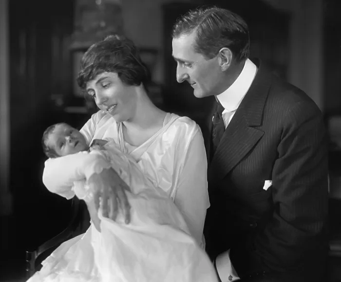 Framed Print : Ellen Wilson McAdoo in the arms of her mother, Eleanor Randolph Wilson, 1915. Ellens father William McAdoo, the Secretary of the Treasury, is at her side