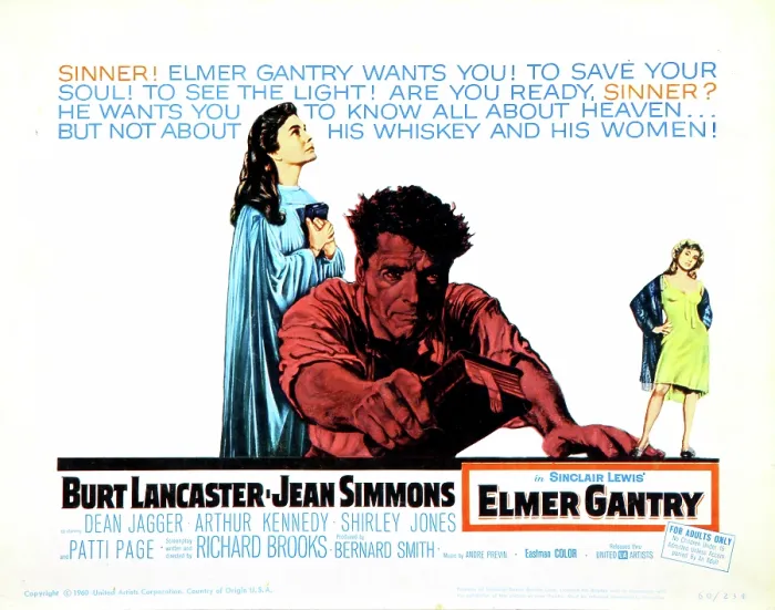 Framed Print : ELMER GANTRY, Jean Simmons, Burt Lancaster, Shirley Jones, 1960 Framed Print : ELMER GANTRY, Jean Simmons, Burt Lancaster, Shirley Jones, 1960
