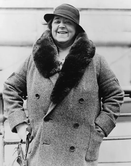 Framed Print : Elsa Maxwell, American gossip columnist and professional hostess in 1933. She appeared as herself in STAGE DOOR CANTEEN, 1943, and RHAPSODY IN BLUE, 1945