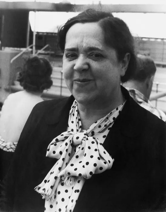 Framed Print : Elsa Maxwell, on the Italian ocean line, Conte de Savoia, May 16, 1935. Photo by Carl Van Vechten. (BSLOC_2013_9_21)