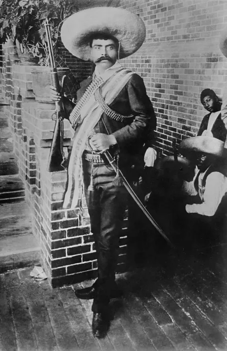 Framed Print : Emiliano Zapata lead the Liberation Army of the South in the Mexican Revolution in 1910-19