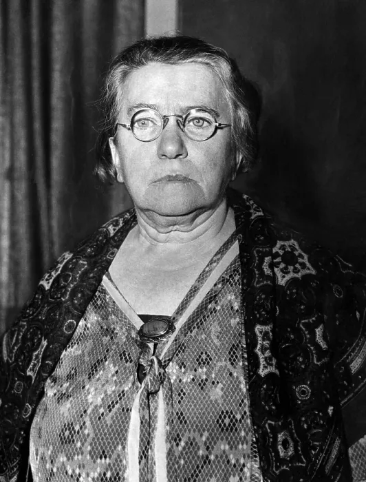 Framed Print : Emma Goldman, anarchist leader, in New York Ciity after a 15 year exile from the United States. February 2, 1934.Courtesy: CSU Archives / Everett Collection
