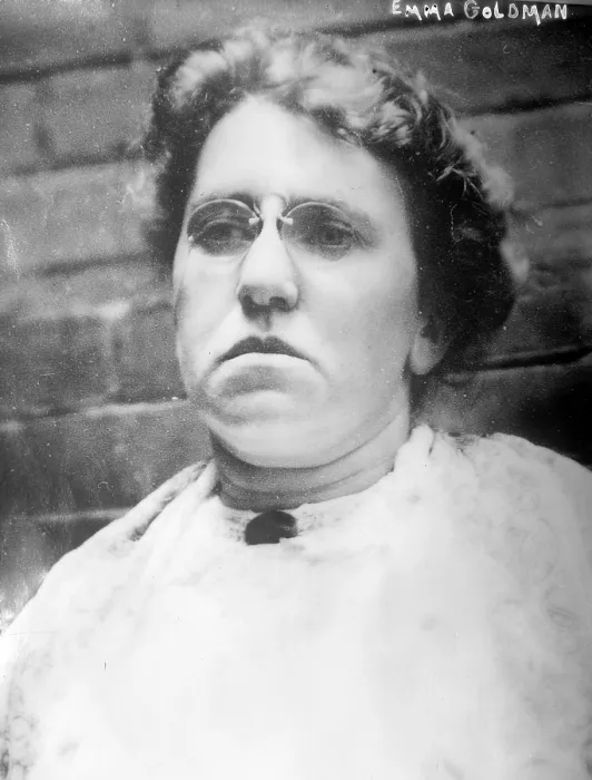 Framed Print : Emma Goldman. Anarchist and radical revolutionary, she was deported in 1919. photo 1907