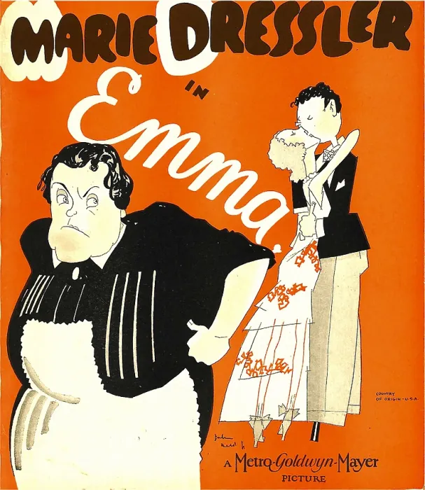 Framed Print : EMMA, left: Marie Dressler on window card, 1932 Framed Print : EMMA, left: Marie Dressler on window card, 1932