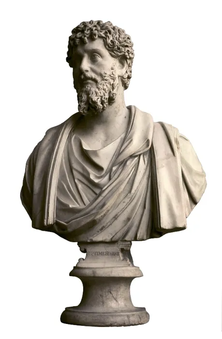 Framed Print : Emperor Lucius Septimius Severus. ca. 205. Bust. Sculpture on marble. FRANCE. Paris. Louvre Museum. - BeBa / Iberfoto / Everett Collection (115720)**US SALES ONLY** Framed Print : Emperor Lucius Septimius Severus. ca. 205. Bust. Sculpture on marble. FRANCE. Paris. Louvre Museum. - BeBa / Iberfoto / Everett Collection (115720)**US SALES ONLY**