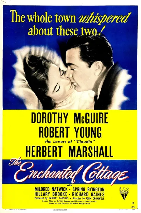 Framed Print : THE ENCHANTED COTTAGE, US poster, Dorothy McGuire, Robert Young, 1945