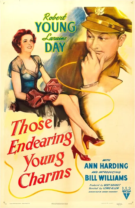 Framed Print : THOSE ENDEARING YOUNG CHARMS, US poster, from left: Laraine Day, Robert Young, 1945 Framed Print : THOSE ENDEARING YOUNG CHARMS, US poster, from left: Laraine Day, Robert Young, 1945