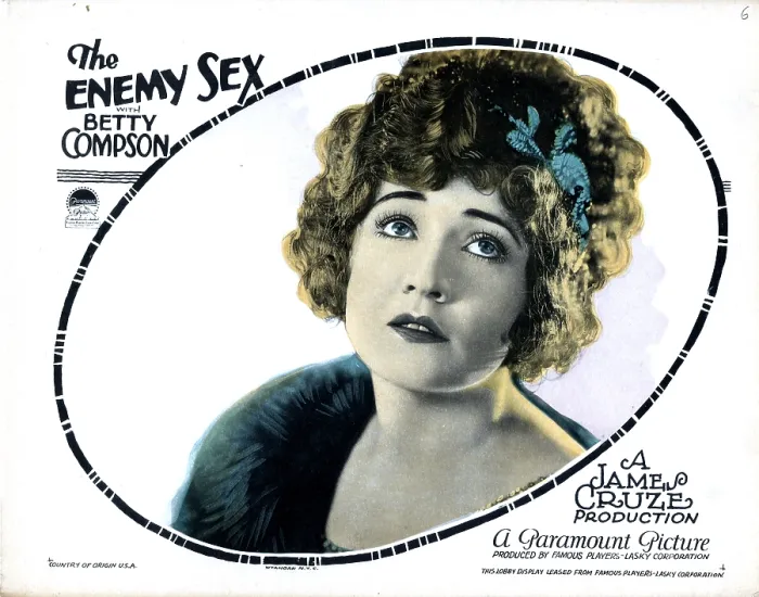 Framed Print : THE ENEMY SEX, Betty Compson, 1924
