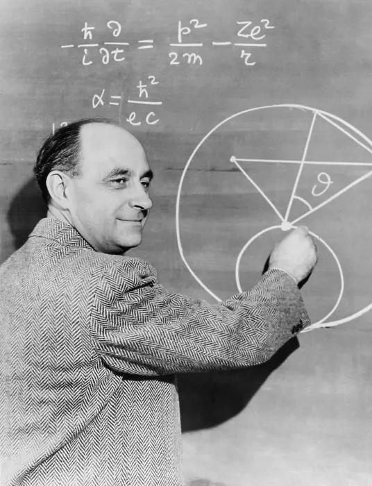 Framed Print : Enrico Fermi, Italian-American physicist. Ca. 1945-50. - (BSLOC_2015_1_74)