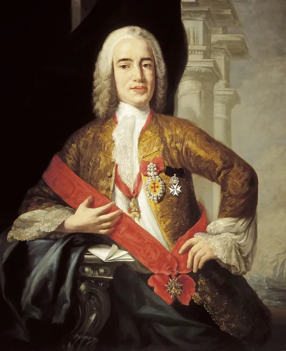 Framed Print : ENSENADA, Zenon de Somodevilla, marques de la (1702-1781). Spanish erudite politician. Marquis of Ensenada. Work by GALVAN Y CANDELA, Jose Maria (1837-1899). Oil on canvas. SPAIN Framed Print : ENSENADA, Zenon de Somodevilla, marques de la (1702-1781). Spanish erudite politician. Marquis of Ensenada. Work by GALVAN Y CANDELA, Jose Maria (1837-1899). Oil on canvas. SPAIN