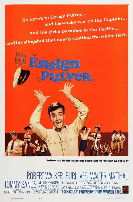 Framed Print : ENSIGN PULVER, US poster, Robert Walker Jr. (center), 1964