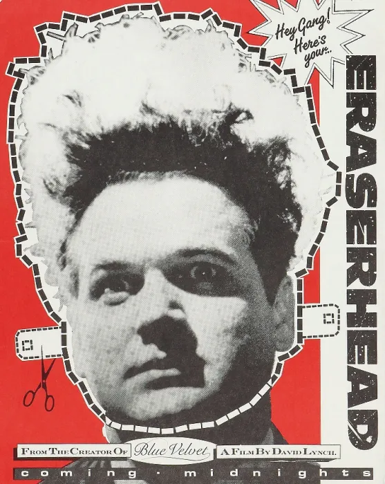 Framed Print : ERASERHEAD, promotional mask for midnight screenings, Jack Nance, 1976