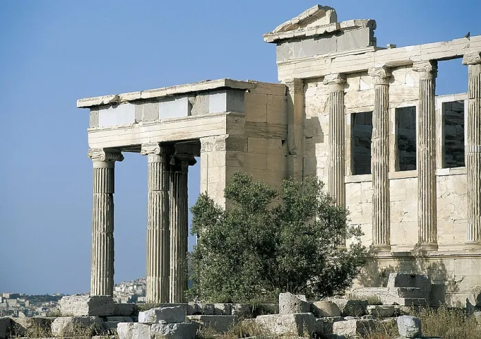Framed Print : Erechtheion. 421 -414 BC. GREECE. Athens. Acropolis. Erechtheum or Erecththeion. Classical Greek art. Architecture. AISA / Everett Collection**US SALES ONLY** Framed Print : Erechtheion. 421 -414 BC. GREECE. Athens. Acropolis. Erechtheum or Erecththeion. Classical Greek art. Architecture. AISA / Everett Collection**US SALES ONLY**