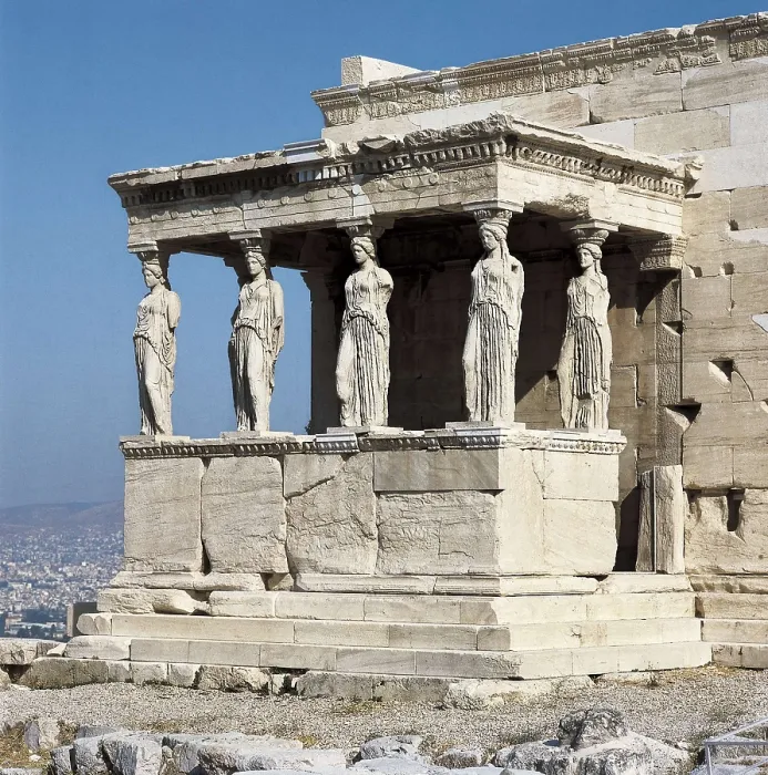 Framed Print : Erechtheion. 421 -414 BC. GREECE. Athens. Acropolis. Erechtheum or Erecththeion. The Caryatid Porch. Classical Greek art. Architecture. AISA / Everett Collection**US SALES ONLY** Framed Print : Erechtheion. 421 -414 BC. GREECE. Athens. Acropolis. Erechtheum or Erecththeion. The Caryatid Porch. Classical Greek art. Architecture. AISA / Everett Collection**US SALES ONLY**