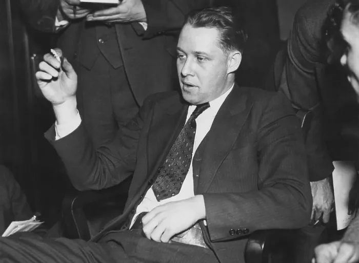 Framed Print : Ernest Blunk was kidnapped by John Dillinger during his escape from the Lake County jail. Crownpoint, Indiana, March 4, 1934