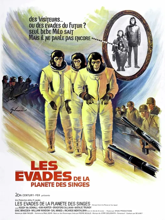 Framed Print : ESCAPE FROM THE PLANET OF THE APES, (aka LES EVADES DE LA PLANETE DES SINGES), 1971, TM & Copyright 20th Century Fox Film Corp. / courtesy Everett Collection