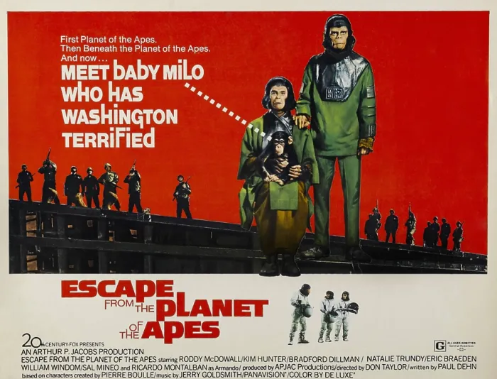 Framed Print : ESCAPE FROM THE PLANET OF THE APES, l-r: Kim Hunter, Roddy McDowall, 1971, TM and Copyright 20th Century Fox Film Corp. All rights reserved. / courtesy Everett Collection Framed Print : ESCAPE FROM THE PLANET OF THE APES, l-r: Kim Hunter, Roddy McDowall, 1971, TM and Copyright 20th Century Fox Film Corp. All rights reserved. / courtesy Everett Collection