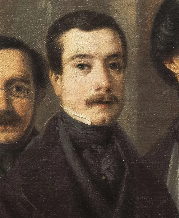 Framed Print : ESQUIVEL Y SUAREZ DE URBINA, Antonio Mara (1806-1857). The Gathering of the Poets. 1846. Detail of the portrait of Candido Nocedal Framed Print : ESQUIVEL Y SUAREZ DE URBINA, Antonio Mara (1806-1857). The Gathering of the Poets. 1846. Detail of the portrait of Candido Nocedal