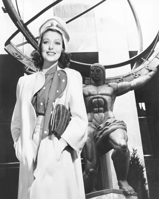 Framed Print : ETERNALLY YOURS, Loretta Young at the New York World's Fair, 1939 Framed Print : ETERNALLY YOURS, Loretta Young at the New York World's Fair, 1939