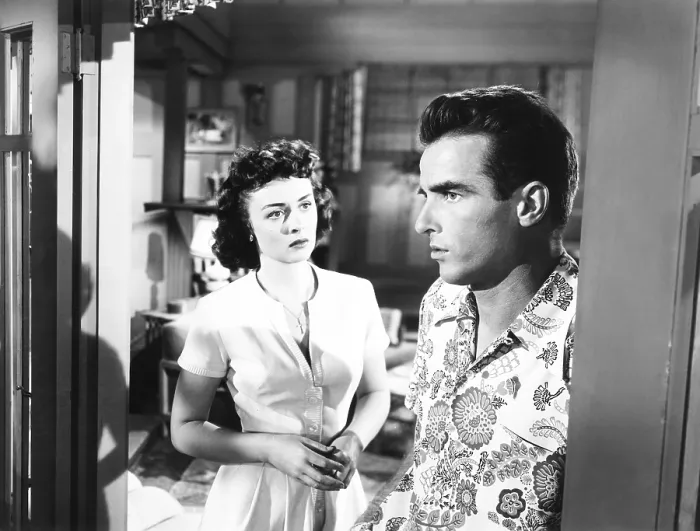 Framed Print : FROM HERE TO ETERNITY, from left: Donna Reed, Montgomery Clift, 1953