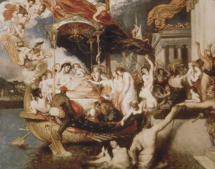 Framed Print : ETTY, William (1787-1849). Triomph of Cleopatra. 1st half 19th c. Oil on canvas. AISA / Everett Collection**US SALES ONLY**