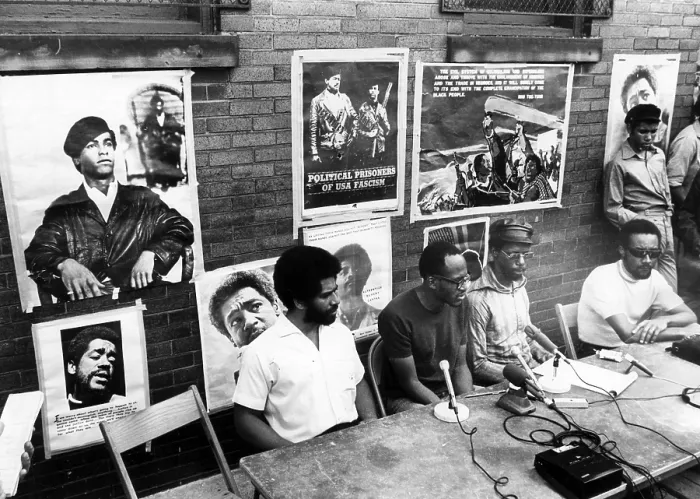 Framed Print : EV1817 - Black Panther Party Press Conference on E 79th Street and Rawlings Street, Cleveland, OH, June 1970. Courtesy: CSU Archives / Everett Collection Framed Print : EV1817 - Black Panther Party Press Conference on E 79th Street and Rawlings Street, Cleveland, OH, June 1970. Courtesy: CSU Archives / Everett Collection