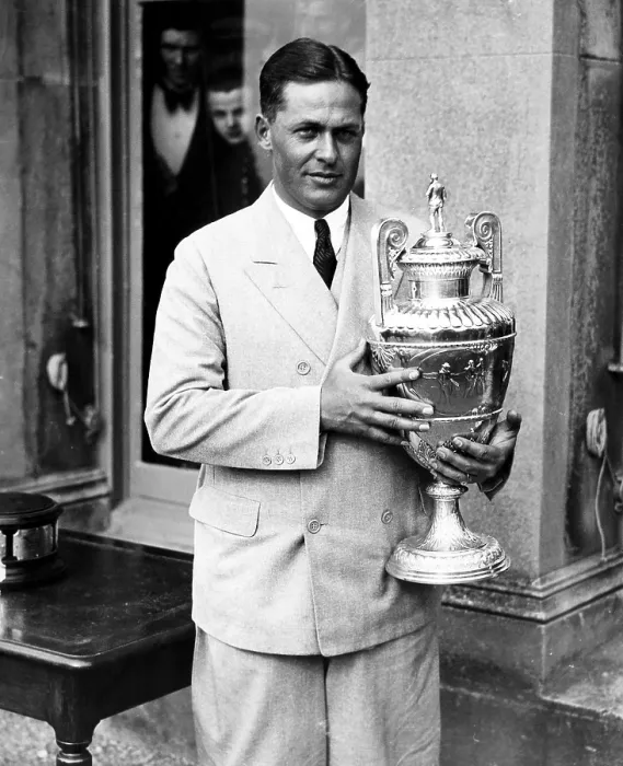 Framed Print : EV1837 - Golfer Bobby Jones with the British Amateur Cup, June 1930. Courtesy: CSU Archives / Everett Collection Framed Print : EV1837 - Golfer Bobby Jones with the British Amateur Cup, June 1930. Courtesy: CSU Archives / Everett Collection