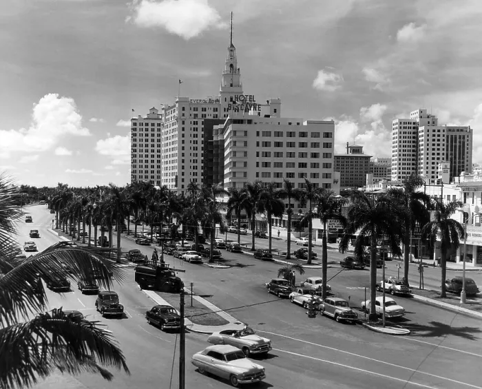Framed Print : EV1978 - Miami, Florida, circa 1951. Courtesy: CSU Archives  /  Everett Collection