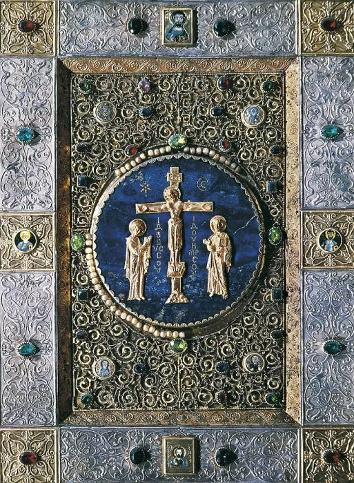 Framed Print : Evangeliarium. 12th c. Gold-plated evangeliary with inlaids of precious stones. Middle Byzantine art. Decorative Arts. ITALY. Venice. Treasure of st. Mark's Basilica Framed Print : Evangeliarium. 12th c. Gold-plated evangeliary with inlaids of precious stones. Middle Byzantine art. Decorative Arts. ITALY. Venice. Treasure of st. Mark's Basilica