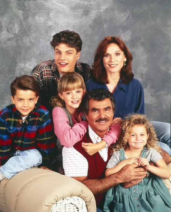 Framed Print : EVENING SHADE, from left: Jacob Parker, Jay R. Ferguson, Candace Hutson, Burt Reynolds, Marilu Henner, Melissa Renee Martin, 1990-1994 Framed Print : EVENING SHADE, from left: Jacob Parker, Jay R. Ferguson, Candace Hutson, Burt Reynolds, Marilu Henner, Melissa Renee Martin, 1990-1994