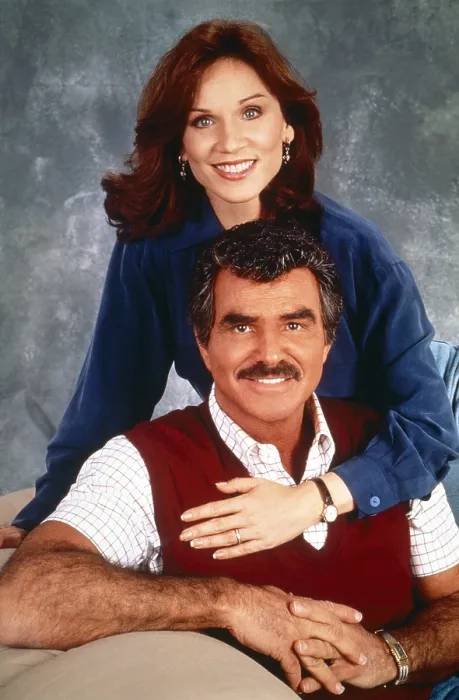 Framed Print : EVENING SHADE, from top: Marilu Henner, Burt Reynolds, 1993, 1990-1994