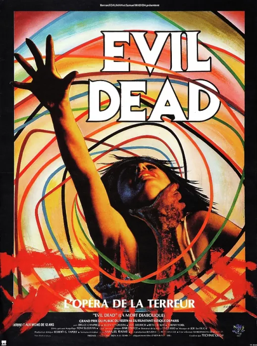 Framed Print : THE EVIL DEAD, French poster art, 1981, New Line Cinema / courtesy Everett Collection Framed Print : THE EVIL DEAD, French poster art, 1981, New Line Cinema / courtesy Everett Collection