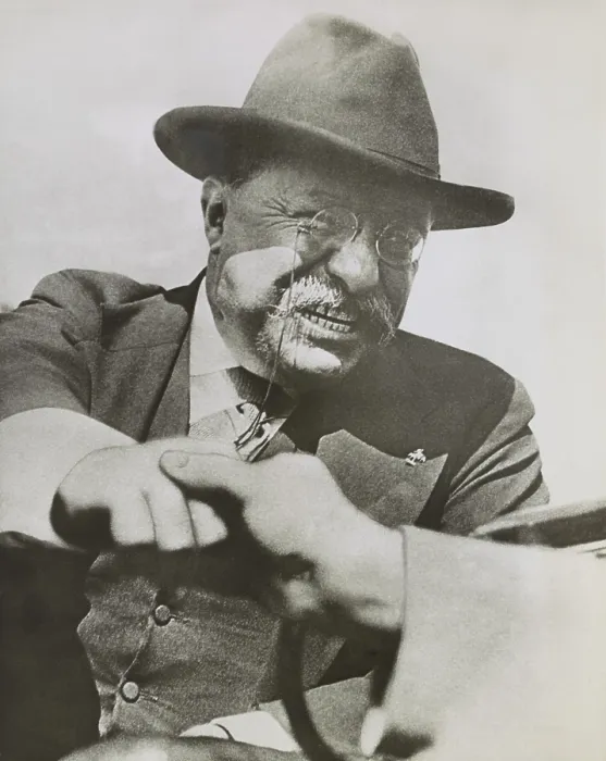 Framed Print : Ex-President Theodore Roosevelt speaking to a crowd in Birmingham, Ala. March 10-12, 1911. TR and Jane Addams addressed the 7th National Child Labor Committee Conference