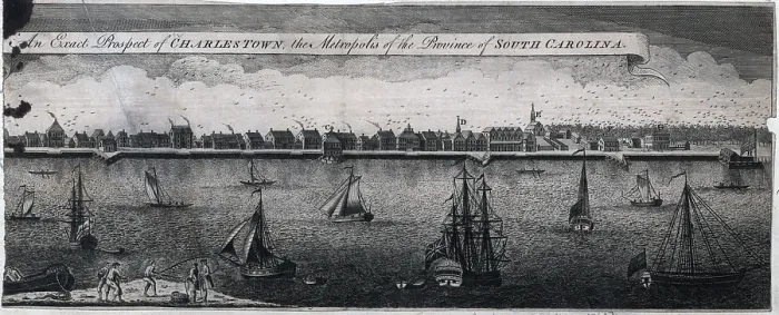 Framed Print : An exact prospect of Charlestown : the metropolis of the province of South Carolina. 1762 Framed Print : An exact prospect of Charlestown : the metropolis of the province of South Carolina. 1762