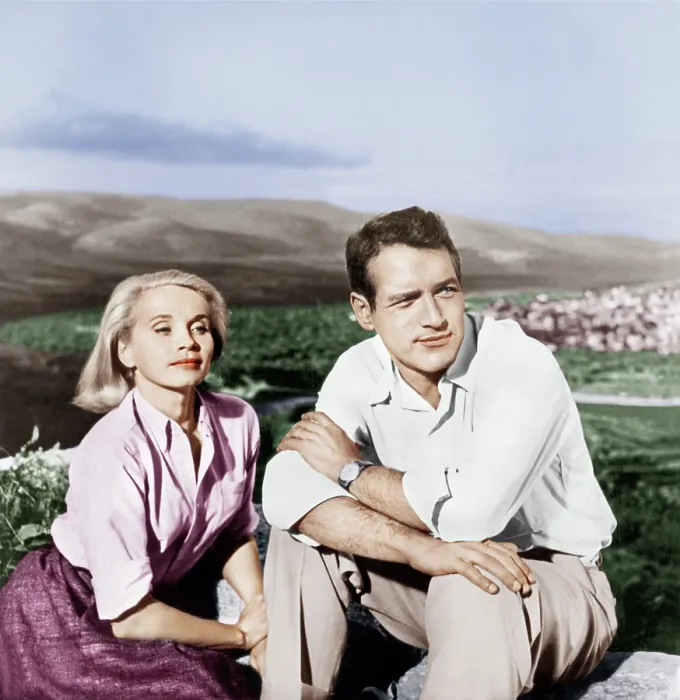 Framed Print : EXODUS, from left: Eva Marie Saint, Paul Newman, 1960