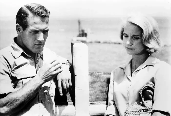 Framed Print : EXODUS, from left, Paul Newman, Eva Marie Saint, 1960