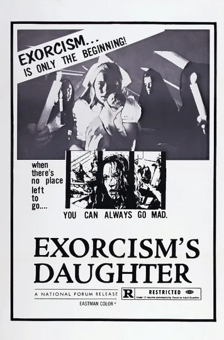 Framed Print : EXORCISM'S DAUGHTER, (aka LAS MELANCOLICAS), US poster art, Analia Gade (center), 1974 Framed Print : EXORCISM'S DAUGHTER, (aka LAS MELANCOLICAS), US poster art, Analia Gade (center), 1974