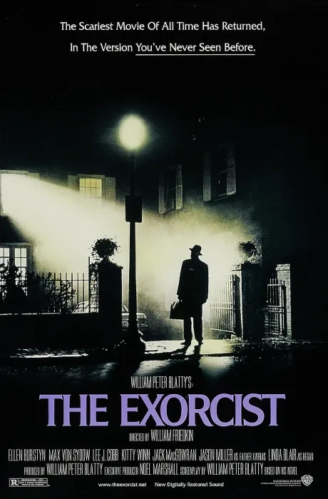 Framed Print : THE EXORCIST, US 1998 reissue poster, 1973. Warner Brothers / courtesy Everett Collection Framed Print : THE EXORCIST, US 1998 reissue poster, 1973. Warner Brothers / courtesy Everett Collection