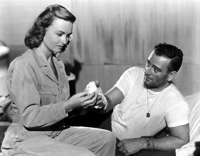 Framed Print : THEY WERE EXPENDABLE, Donna Reed, John Wayne, 1945