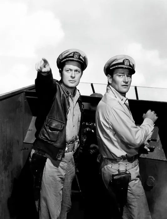 Framed Print : THEY WERE EXPENDABLE, Robert Montgomery, John Wayne, 1945
