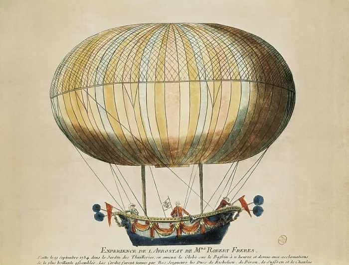 Framed Print : Experience of the brothers Robert's globe in the Tuileries Garden (19th September 1784). Engraving. AISA / Everett Collection**US SALES ONLY** Framed Print : Experience of the brothers Robert's globe in the Tuileries Garden (19th September 1784). Engraving. AISA / Everett Collection**US SALES ONLY**