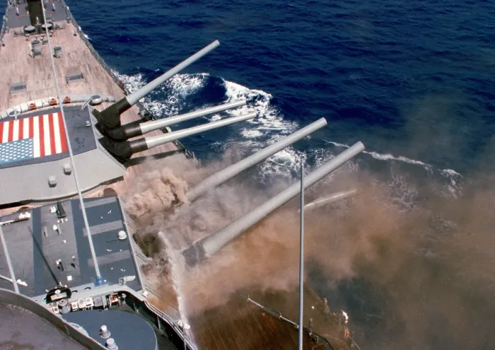 Framed Print : An explosion in the USS Iowa's Turret Two killed 47 crewman on April 19 1989