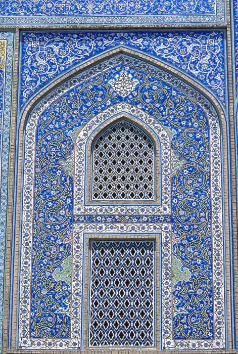 Framed Print : Exterior Decoration of the Sheiykh Lutf Allah Mosque, 1601-1618, 17th Century, mixed technique - Detail Framed Print : Exterior Decoration of the Sheiykh Lutf Allah Mosque, 1601-1618, 17th Century, mixed technique - Detail