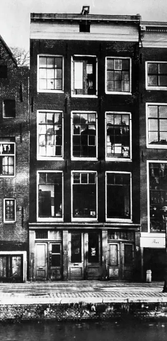 Framed Print : The exterior of the office-warehouse in Amsterdam, Holland which was hiding place for the Frank Family. Courtesy: CSU Archives / Everett Collection Framed Print : The exterior of the office-warehouse in Amsterdam, Holland which was hiding place for the Frank Family. Courtesy: CSU Archives / Everett Collection