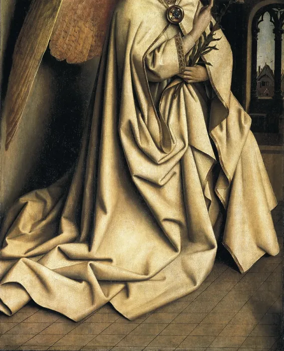 Framed Print : EYCK, Jan van (1390-1441); EYCK, Hubert van (1370-1426). The Ghent Altarpiece or Adoration of the Mystic Lamb. 1425-1432. BELGIUM. Ghent. Saint Bavo Cathedral