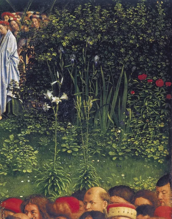 Framed Print : EYCK, Jan van (1390-1441); EYCK, Hubert van (1370-1426). The Ghent Altarpiece or Adoration of the Mystic Lamb. 1425-1432. BELGIUM. Ghent. Saint Bavo Cathedral Framed Print : EYCK, Jan van (1390-1441); EYCK, Hubert van (1370-1426). The Ghent Altarpiece or Adoration of the Mystic Lamb. 1425-1432. BELGIUM. Ghent. Saint Bavo Cathedral