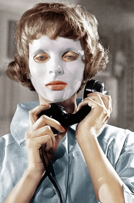 Framed Print : EYES WITHOUT A FACE, (aka LES YEUX SANS VISAGE), Edith Scob, 1960