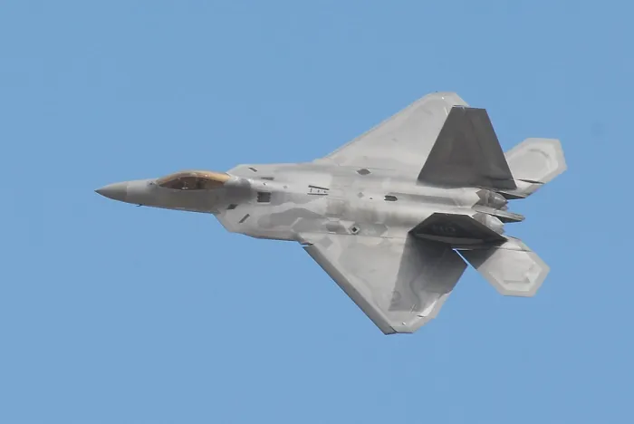Framed Print : F-22 Raptor fighter executes an aerial maneuver at Luke Air Force Base Ariz. March 19 2011. (BSLOC_2011_12_224) Framed Print : F-22 Raptor fighter executes an aerial maneuver at Luke Air Force Base Ariz. March 19 2011. (BSLOC_2011_12_224)